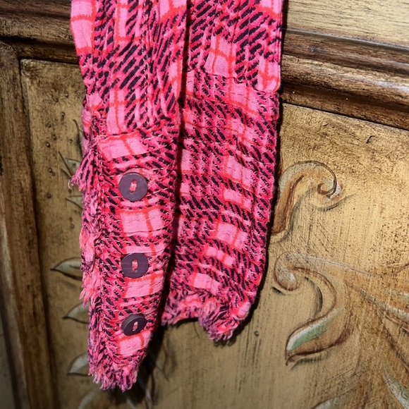 Free People Plaid Miles Tuxedo Shirt - Picture 7 of 10